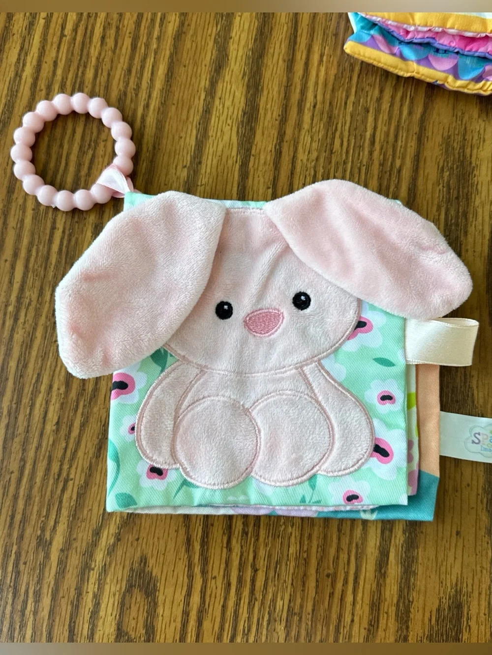 Baby Cloth Books Sensory Crinkle Disney Belle Unicorn Tails Carters Owl Bunny